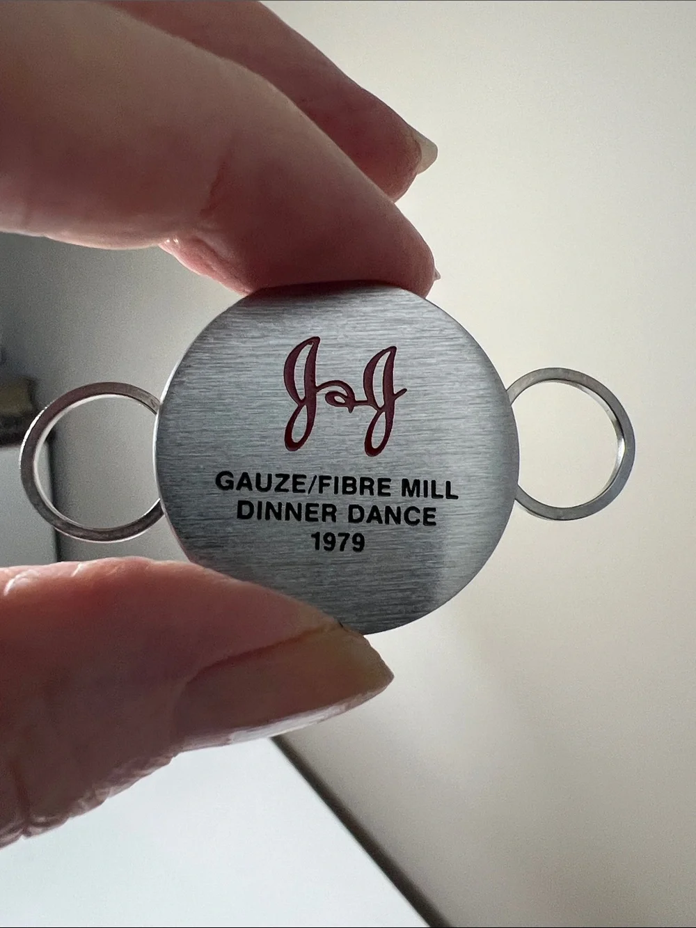 Zippo Silver Metal Double-Ring Key Holder -  NWT - Vintage with original box